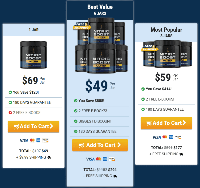 nitric boost ultra pricing
